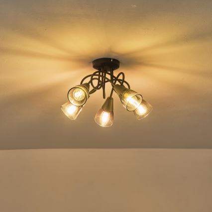 Nadgradni lestenec CLASSY 5xE14/7W/230V