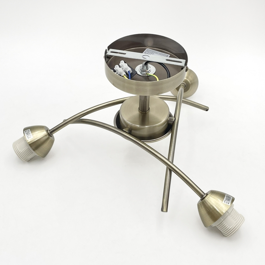 Nadgradni lestenec DONNA 3xE27/60W/230V patina