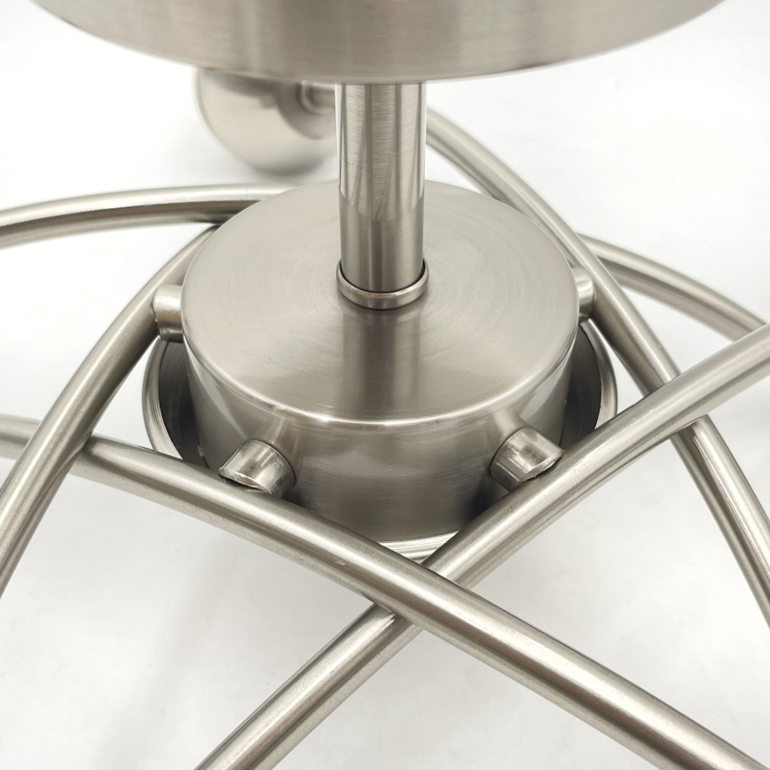 Nadgradni lestenec DONNA 5xE27/60W/230V nikelj