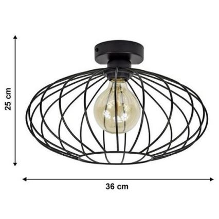 Nadgradni lestenec EARTH L 1xE27/60W/230V