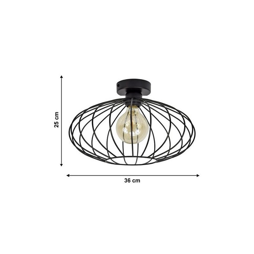 Nadgradni lestenec EARTH L 1xE27/60W/230V