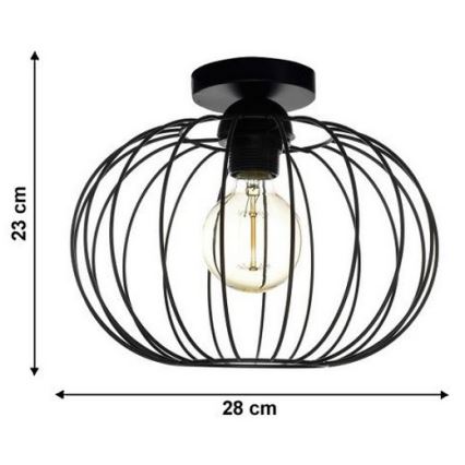 Nadgradni lestenec EARTH L 1xE27/60W/230V