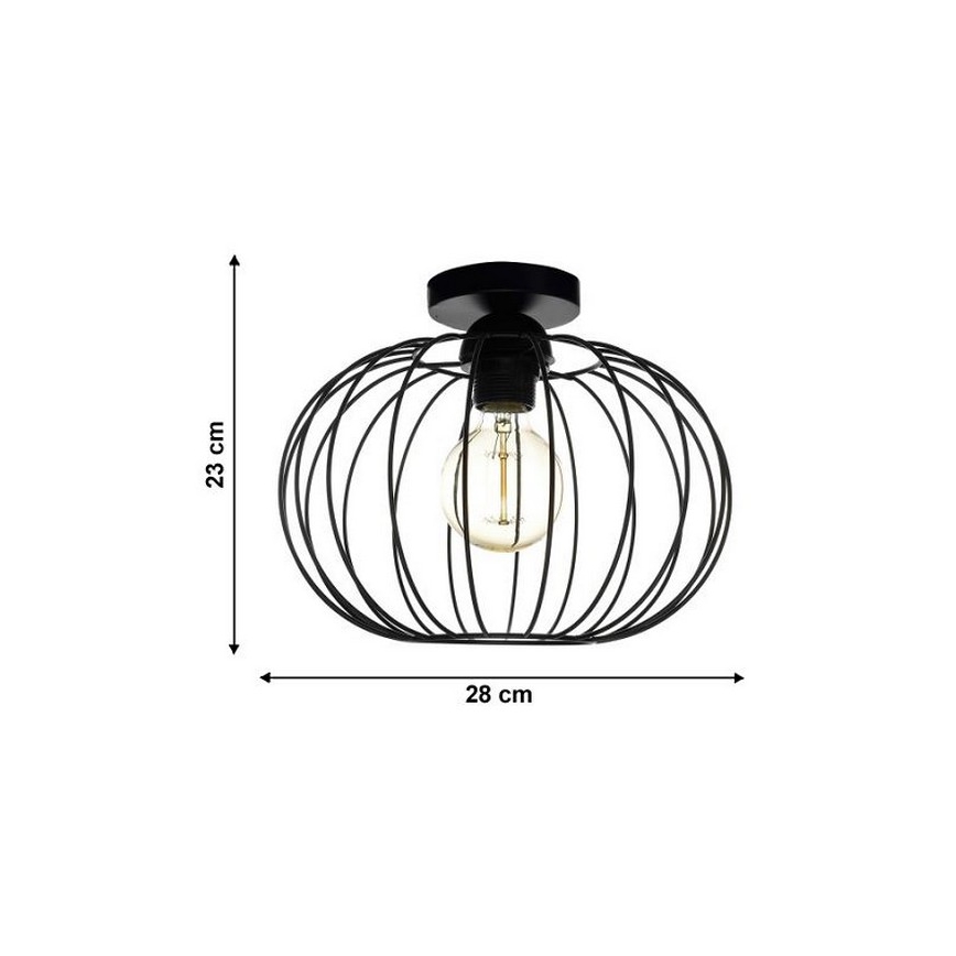 Nadgradni lestenec EARTH L 1xE27/60W/230V