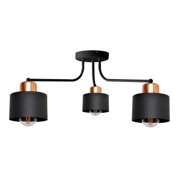 Nadgradni lestenec EDISON 3xE27/15W/230V