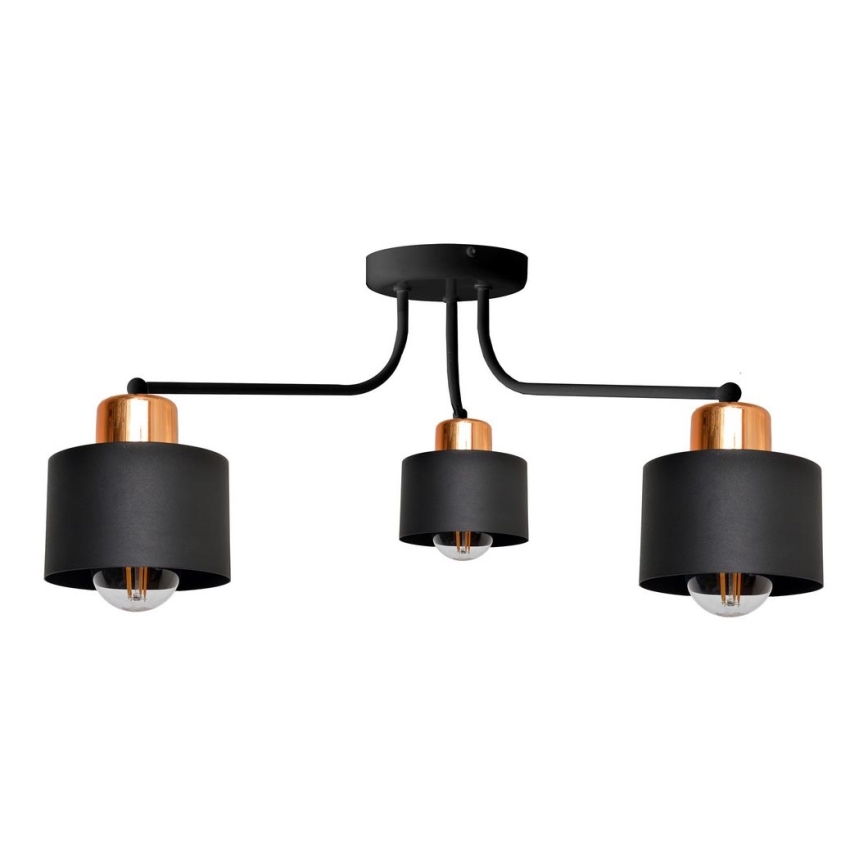 Nadgradni lestenec EDISON 3xE27/15W/230V