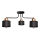 Nadgradni lestenec EDISON 3xE27/15W/230V