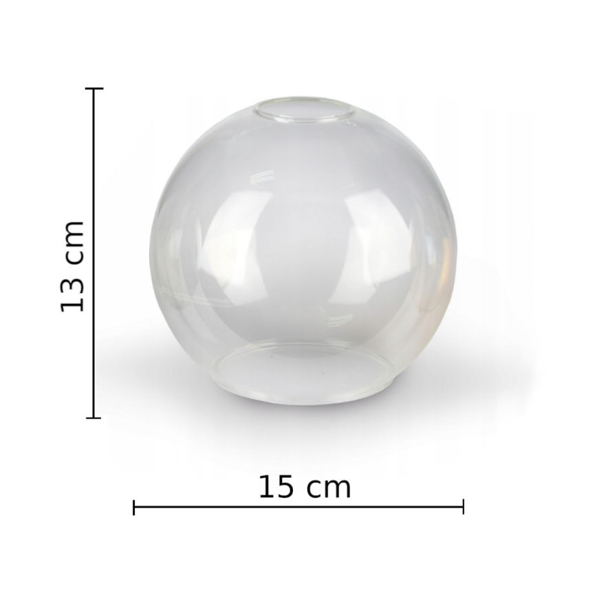 Nadgradni lestenec EVIE 3xE27/60W/230V črna/prozorna