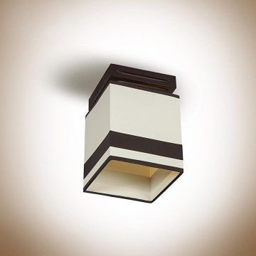 Nadgradni lestenec GRANADA 1xE14/40W/230V rjav