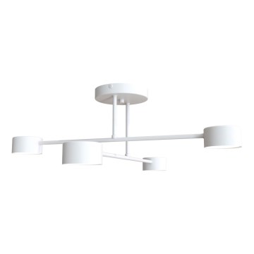 Nadgradni lestenec HALO 4xGX53/10W/230V bela
