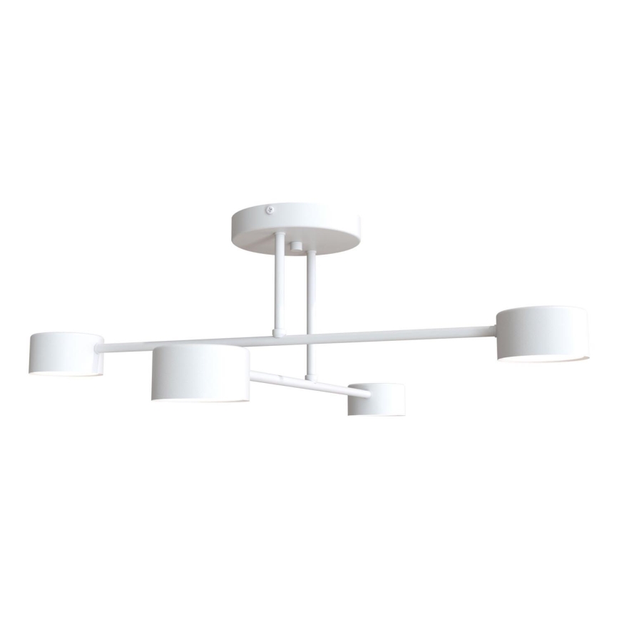 Nadgradni lestenec HALO 4xGX53/10W/230V bela
