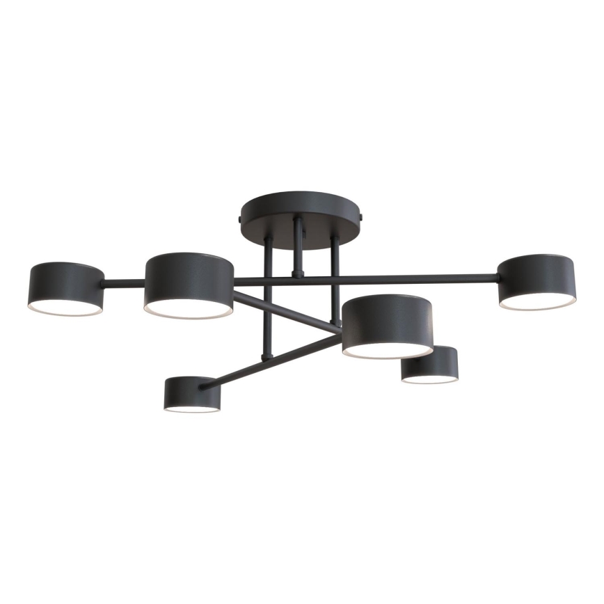 Nadgradni lestenec HALO 6xGX53/8W/230V črna