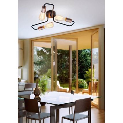 Nadgradni lestenec HERPE 3xE27/60W/230V