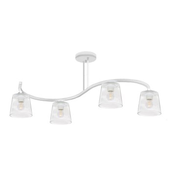 Nadgradni lestenec LUCEA 4xE27/15W/230V bel