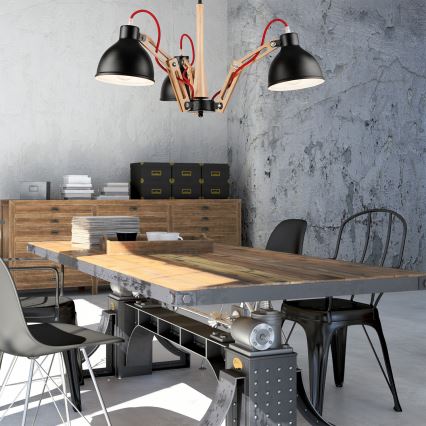 Nadgradni lestenec MARCELLO 3xE27/60W/230V - FSC certifikat