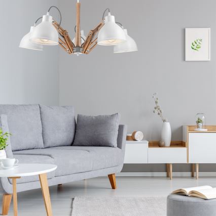 Nadgradni lestenec MARCELLO 5xE27/60W/230V - FSC certifikat