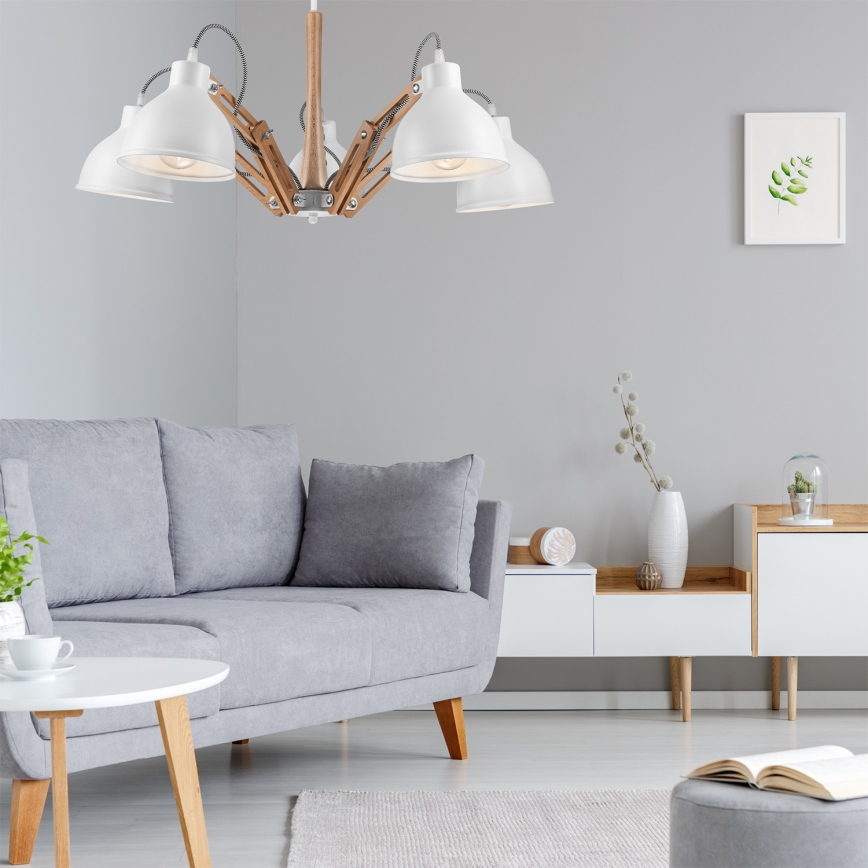 Nadgradni lestenec MARCELLO 5xE27/60W/230V - FSC certifikat