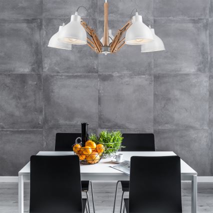 Nadgradni lestenec MARCELLO 5xE27/60W/230V - FSC certifikat