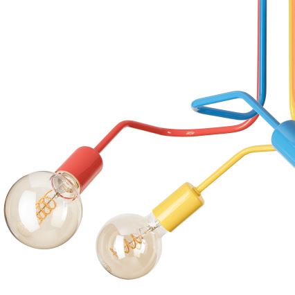 Nadgradni lestenec MATYLDA 5xE27/60W/230V barven