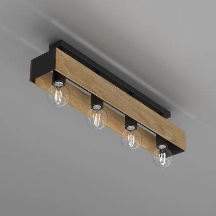 Nadgradni lestenec MILUZA 4xE27/15W/230V