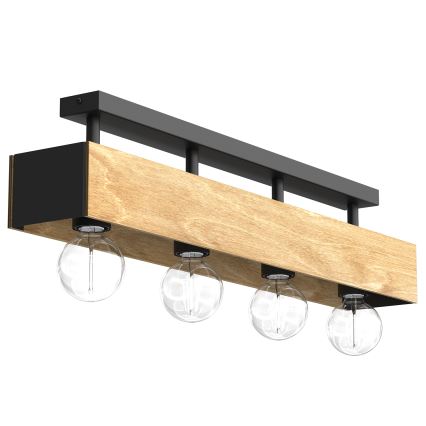 Nadgradni lestenec MILUZA 4xE27/15W/230V