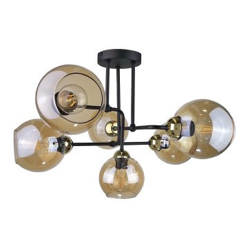 Nadgradni lestenec MONDE GOLD 6xE27/60W/230V