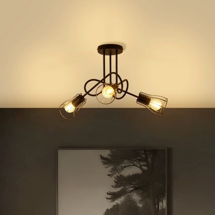 Nadgradni lestenec OXFORD 3xE27/15W/230V