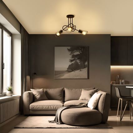 Nadgradni lestenec OXFORD 3xE27/15W/230V