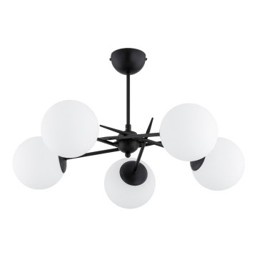 Nadgradni lestenec PRIMERY 5xE14/10W/230V črna