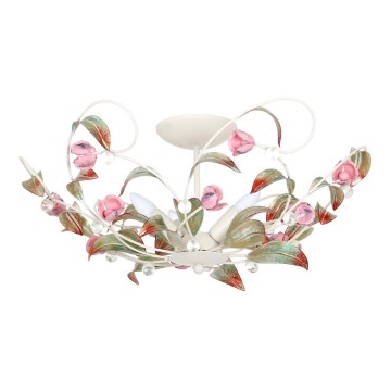 Nadgradni lestenec ROSE 3xE14/60W/230V