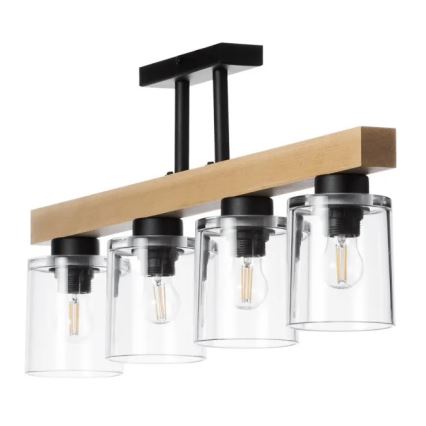 Nadgradni lestenec RUSTIC RADIANCE 4xE27/60W/230V