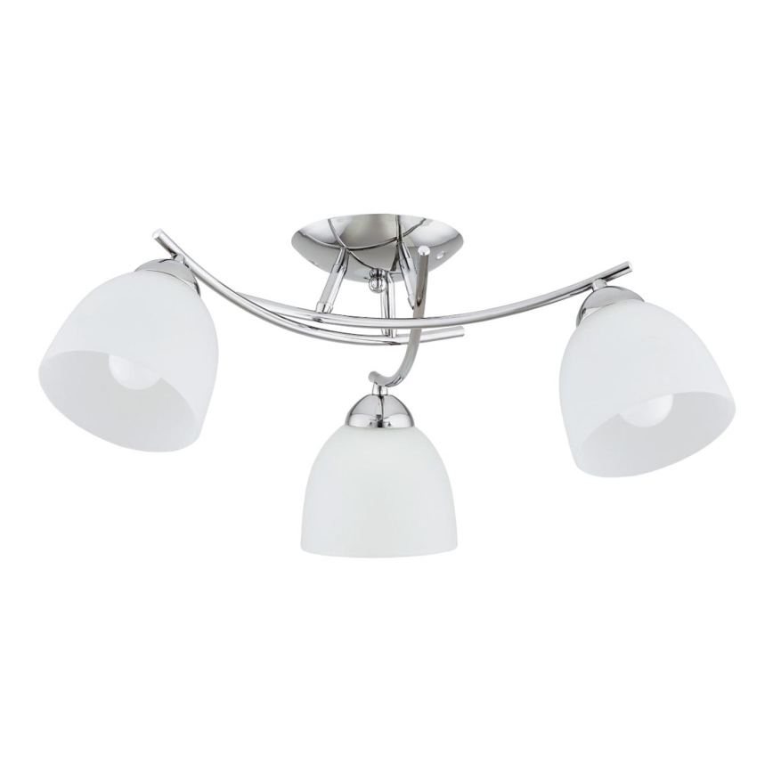 Nadgradni lestenec SEVA 3xE27/15W/230V sijajni krom