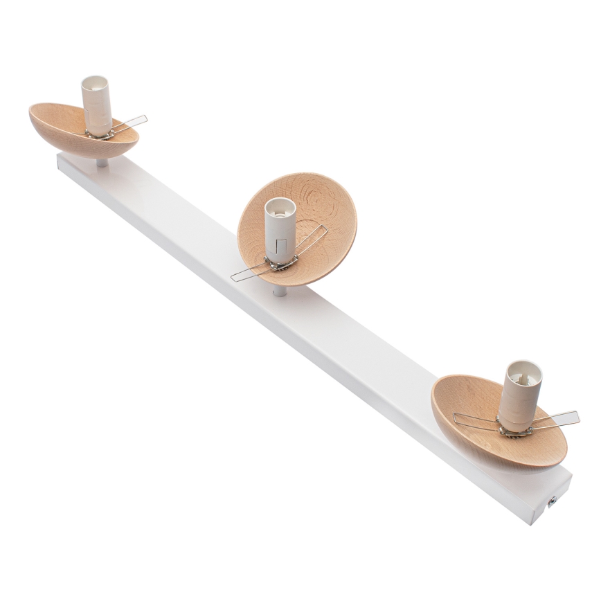 Nadgradni lestenec SFERA WOOD 3xE14/40W/230V