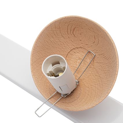 Nadgradni lestenec SFERA WOOD 3xE14/40W/230V
