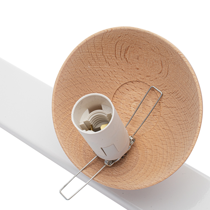 Nadgradni lestenec SFERA WOOD 3xE14/40W/230V