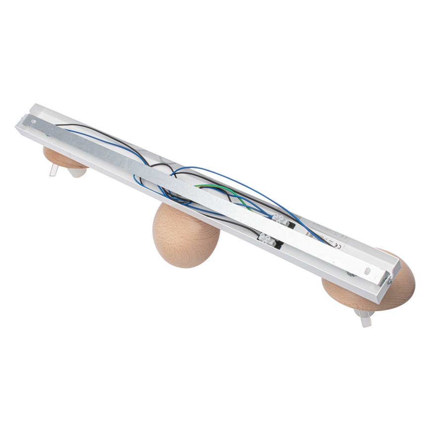 Nadgradni lestenec SFERA WOOD 3xE14/40W/230V
