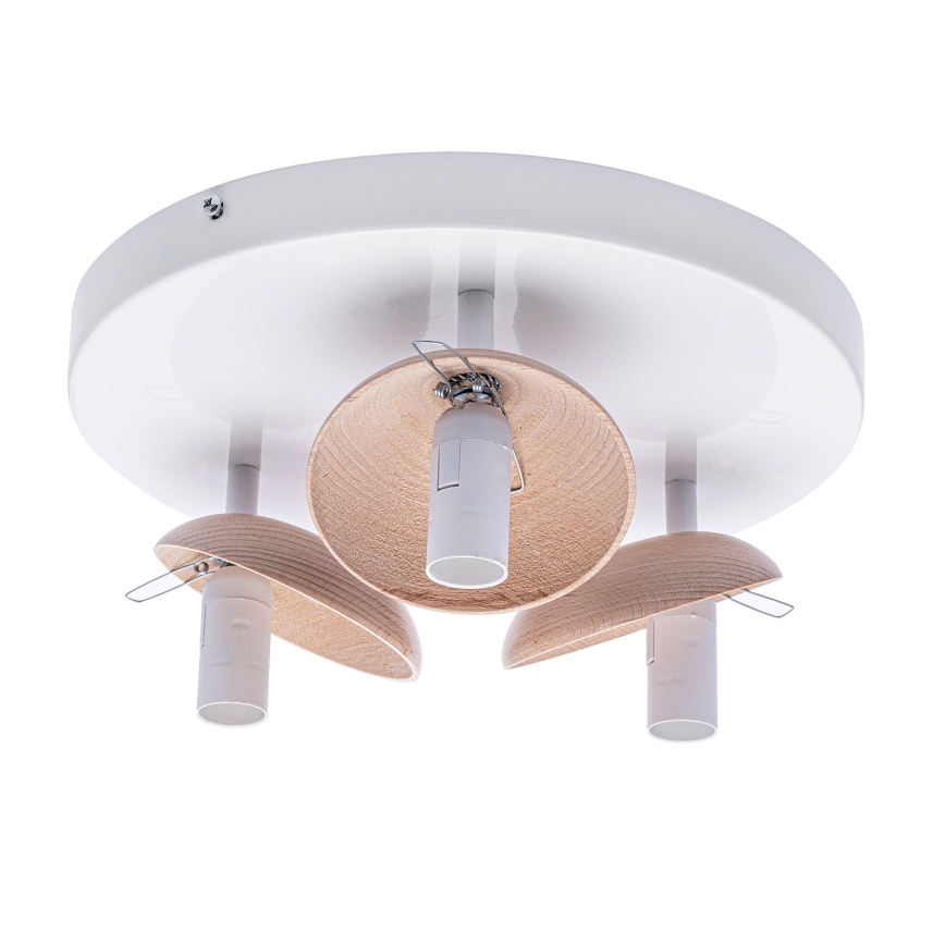 Nadgradni lestenec SFERA WOOD 3xE14/40W/230V