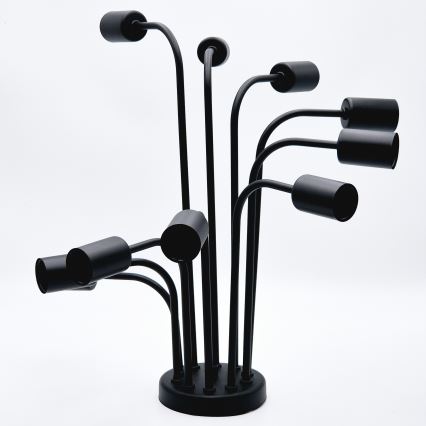 Nadgradni lestenec TRINITY 10xE27/15W/230V črna