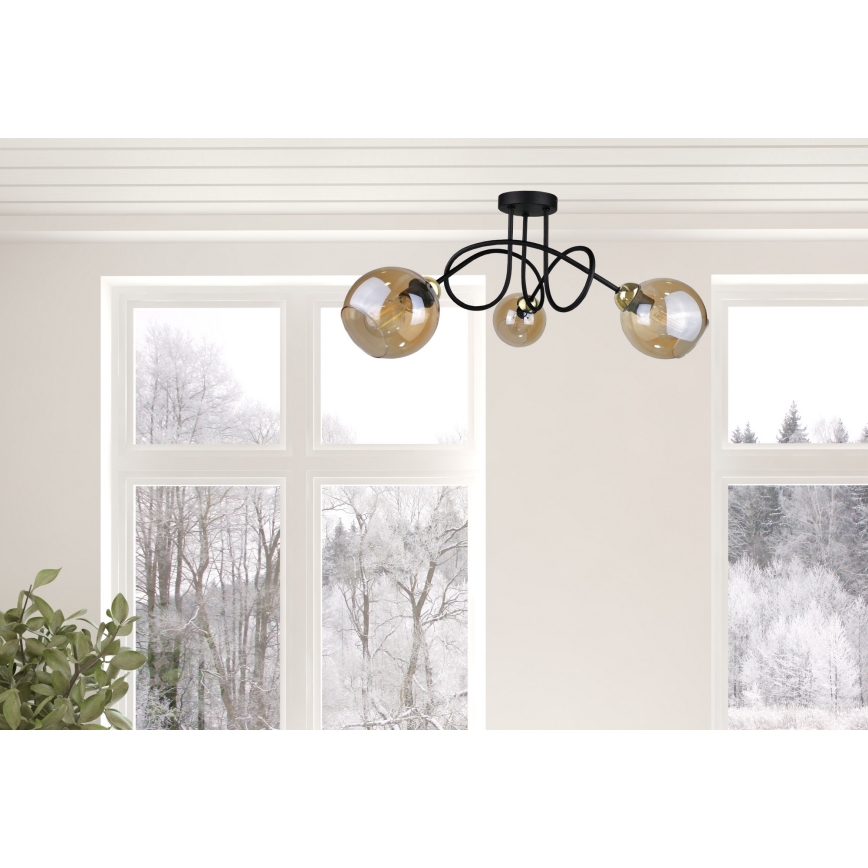 Nadgradni lestenec VENUS GOLD 3xE27/60W/230V