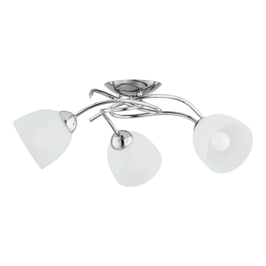 Nadgradni lestenec VERWIL 3xE27/15W/230V sijajni krom
