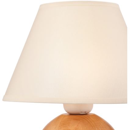Nadomestni abažur za namizno svetilko JUTA E27, premer 19 cm, kremne barve
