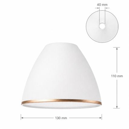 Nadomestni abažur - RETRO/ANTICO II 02903 E27 113x110 mm
