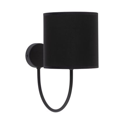 Nadomestni abažur WALEC, univerzalen, za E27, premer 16 cm, v barvi črna/zlata