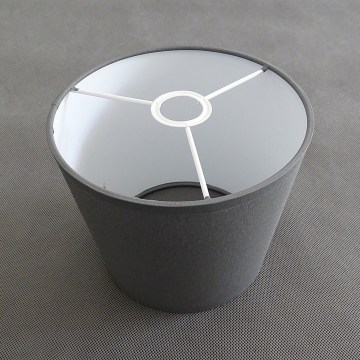 Nadomestni abažur za lestenec PICO E14, premer 18 cm, siv