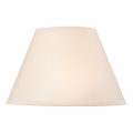 Nadomestni abažur za namizno svetilko JUTA E27, premer 19 cm, kremne barve