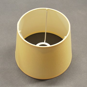 Nadomestni abažur za namizno svetilko QUEEN E27, premer 19,5 cm, rumene barve