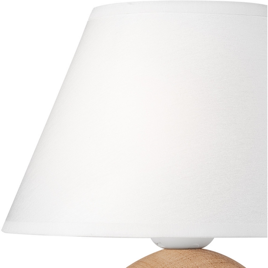 Nadomestno steklo za namizno svetilko JUTA E27 pr. 19 cm bela