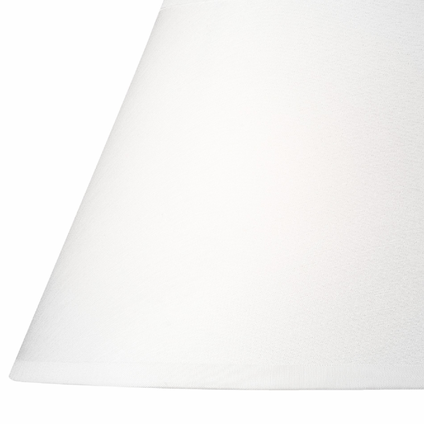 Nadomestno steklo za namizno svetilko JUTA E27 pr. 19 cm bela