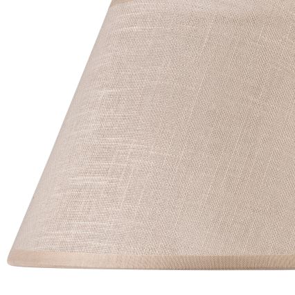 Nadomestno steklo za namizno svetilko JUTA E27 pr. 19 cm bež