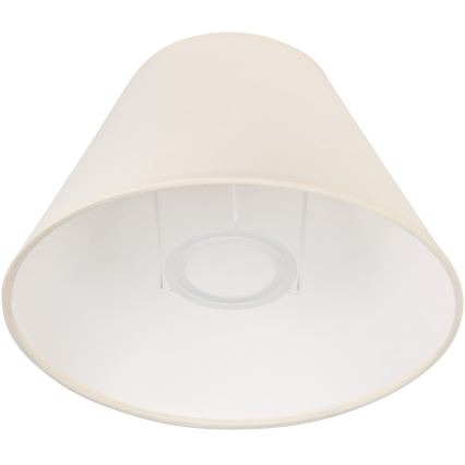 Nadomestno steklo za namizno svetilko JUTA E27 pr. 19 cm krem barva