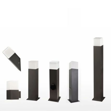 Nadomestni senčnik za zunanjo svetilko NEW YORK E27 7,8x7,8 cm bela